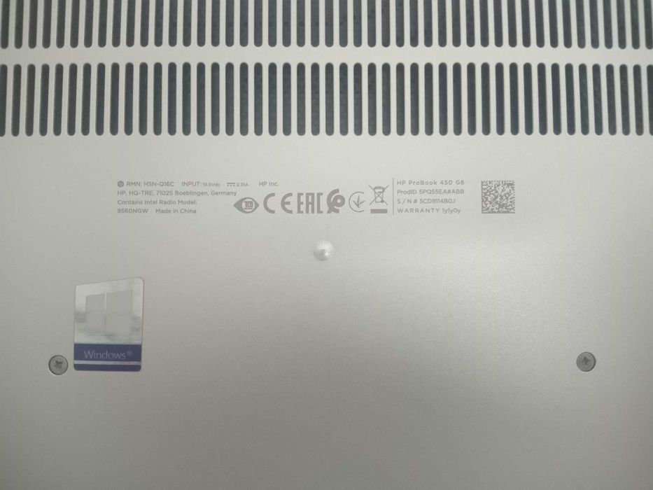 Laptop HP Probook 450 G6