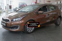 Накладки на фары (реснички) KIA Cee'd (хэтчбэк) 2007/2010/2015/2018