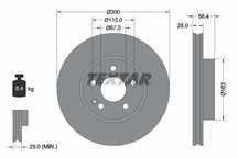 disc frana mercedes-benz vito / mixto caroserie (w639) 2003-2025