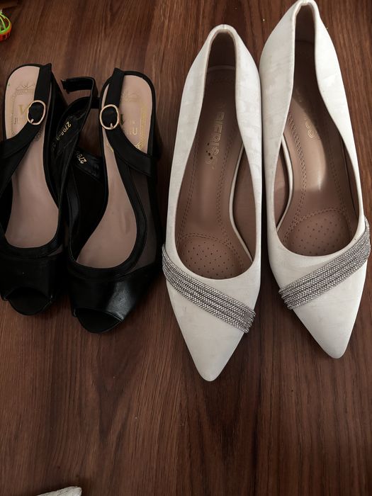 Туфли размер черный 37 и белый 38