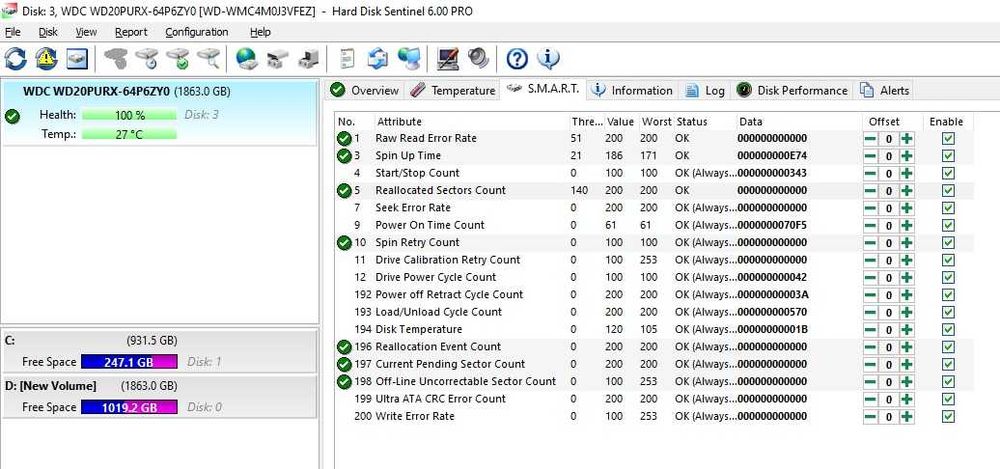 Hard disk desktop Western Digital WD Purple 3.5 2TB 5400rpm 64MB SATA3