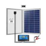 Panou solar gard electric NEXON 30W cu regulator