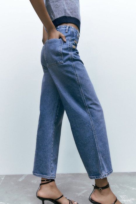 Джинсы  кюлоты ZARA размер 36