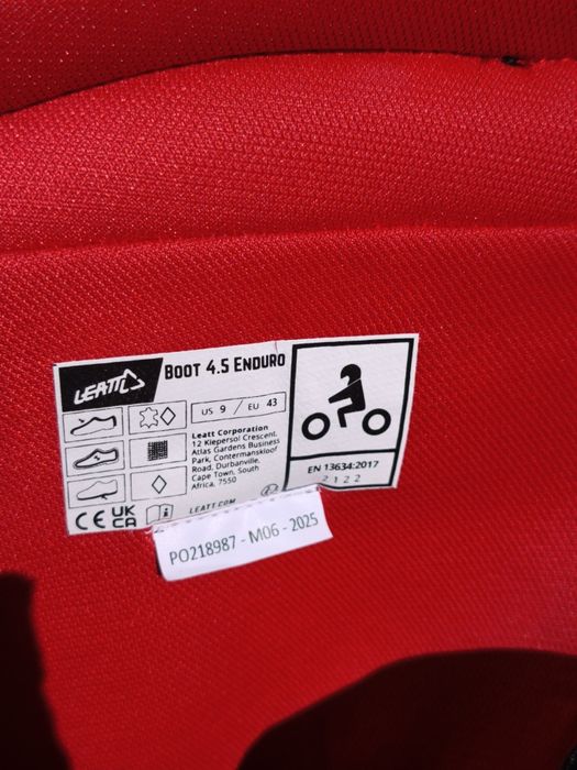 Мотокрос ендуро ботуши  Leatt 4.5