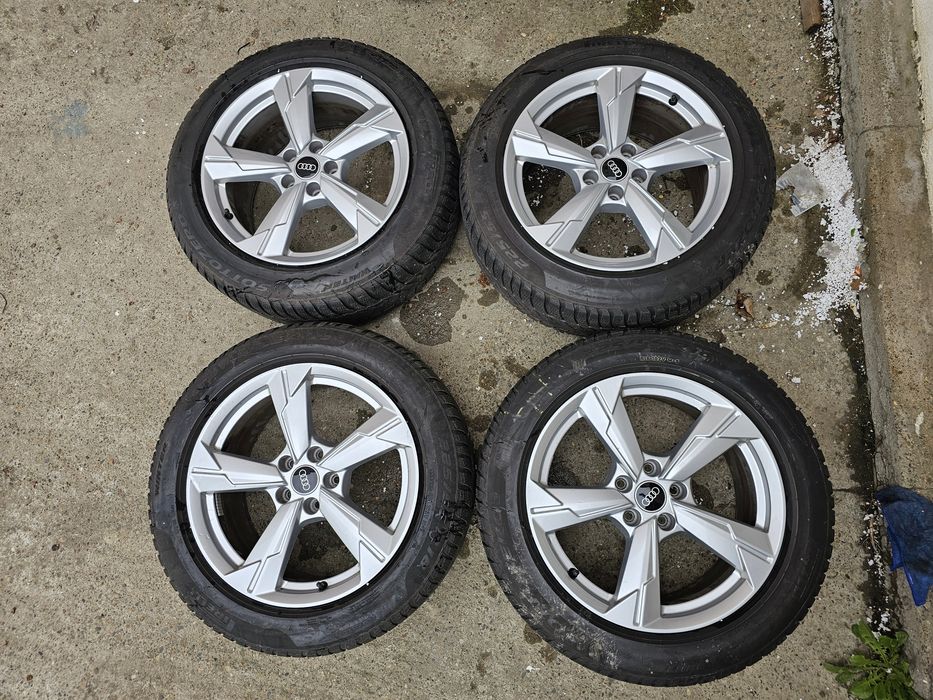 Jante originale Audi R18 + Cauciucuri iarna Pirelli 225 55 18