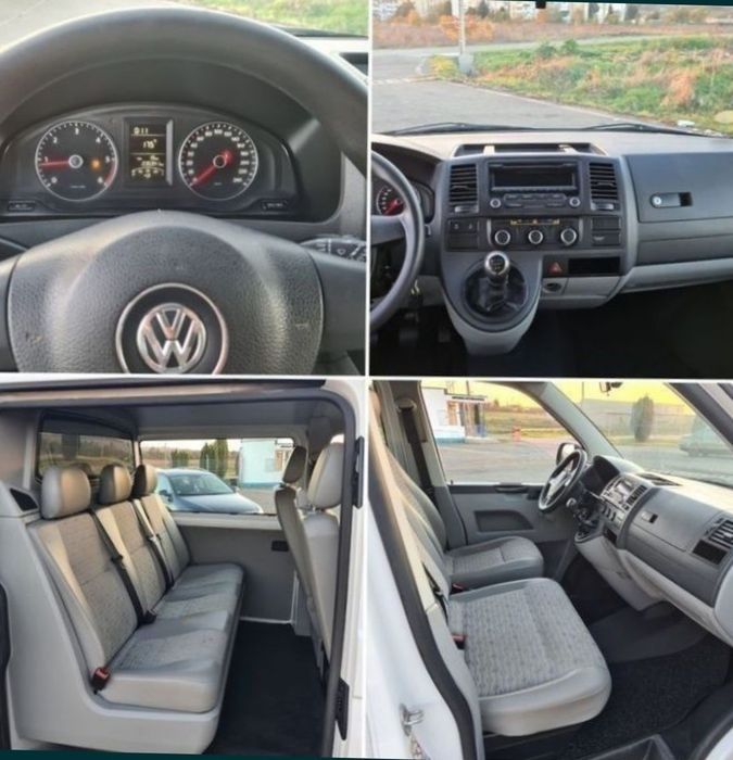 Volkswagen VW Transporter T5 lung, 2013, EURO 5, 6 locuri