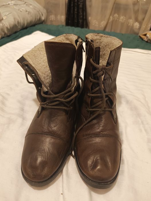 Ghete bărbați freeflex piele naturala îmblănite 42