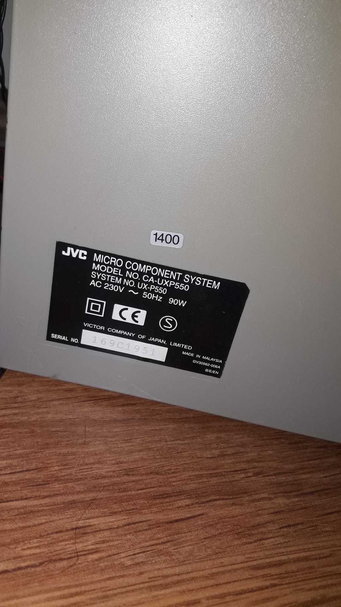 Micro combina audio JVC UX-P550 cu dvd
