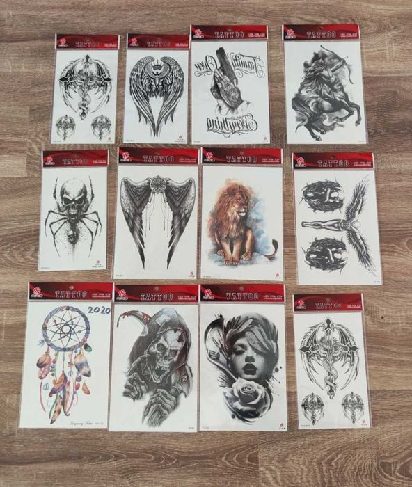 Tatuaje temporare preț pe set 2 buc tatuaje aplicate rapidă cu apa