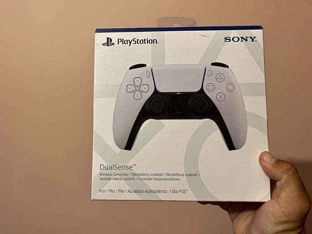 Playstation 5 controller джойстик контролер dualsense черен нов