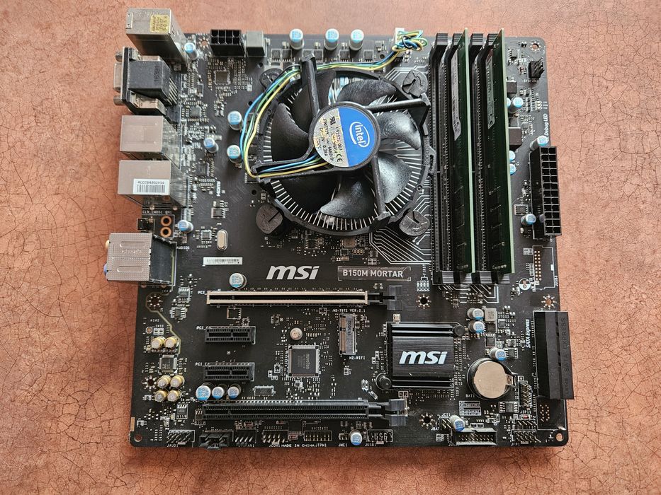 Kit PC Intel I5 7400 MSI B150M Mortar 16gb ddr4