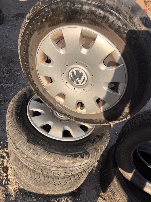 Jante +cauciucuri 195 65 15 M+S