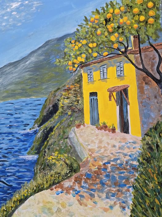 Tablou în acrilice-Peisaj