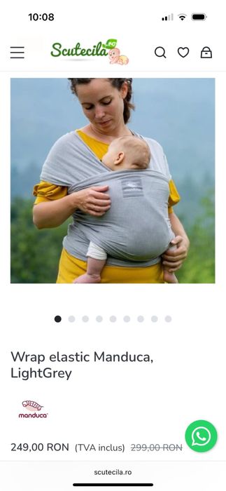 Wrap Manduca pentru bebe