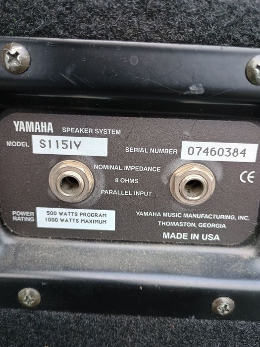 Yamaha професионални РА тонколони