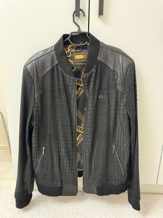 Кожанная куртка Zilli , новая не пользовались
