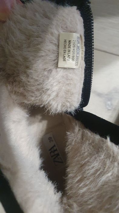 Ghete iarnă Zara piele ecologică,mărimea 39