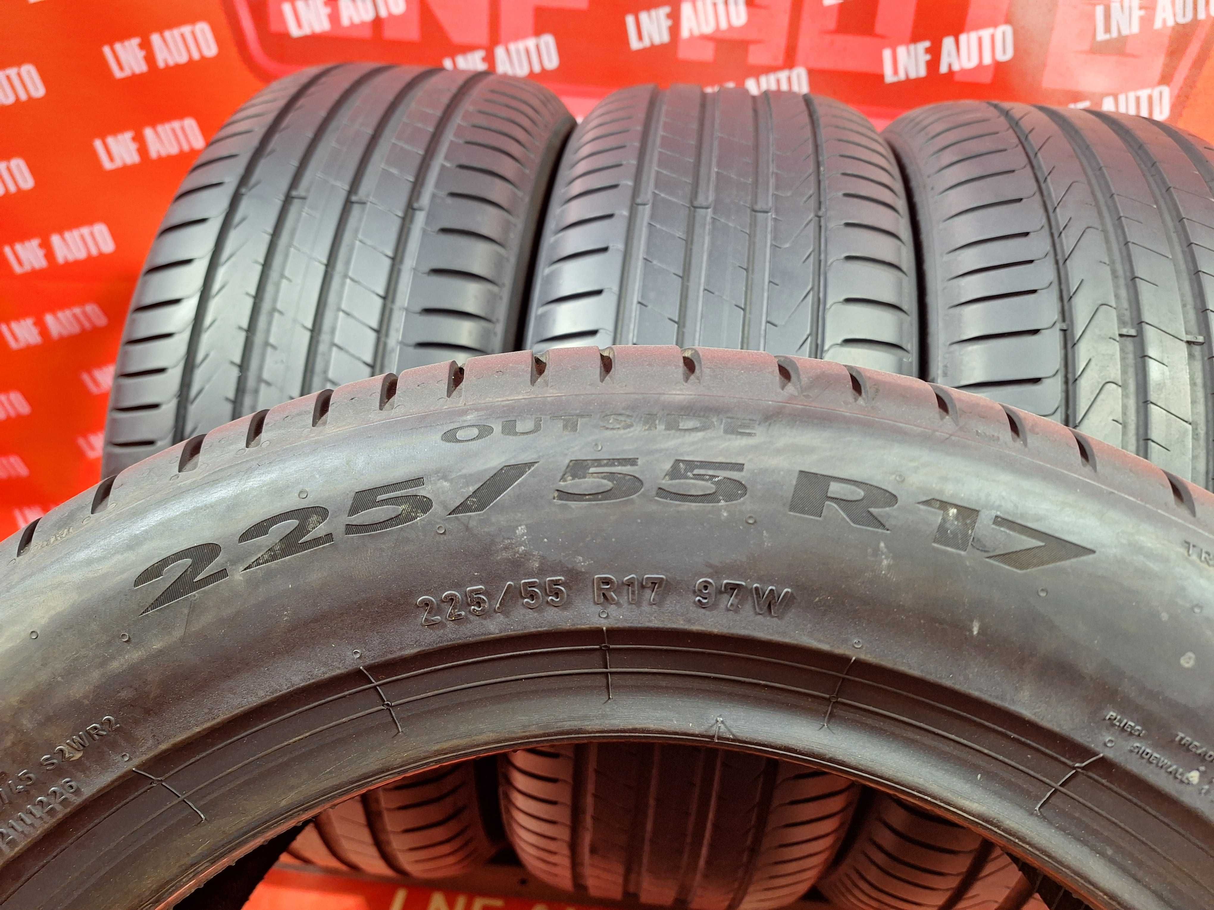 Anvelope de VARA - 225/55/17 - PIRELLI - 5.35 MM - DOT 2019 !