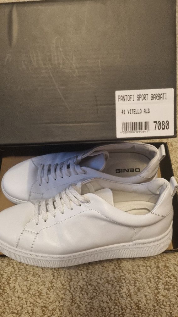 Pantofi sport Denis Shoes 7080 alb mărimea 41