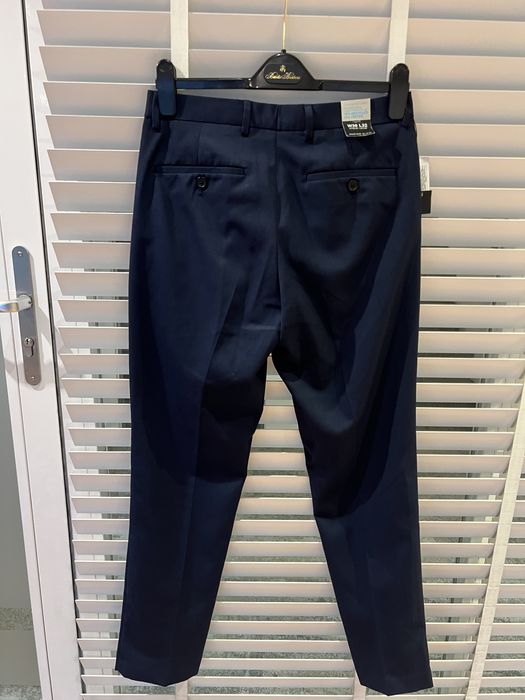 Pantaloni bleumarin albastru Primark costum barbat W30 L32
