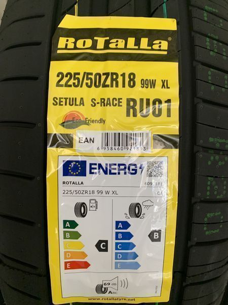 Нови летни гуми ROTALLA SETULA S-RACE RU01 225/50R18 99W XL НОВ DOT