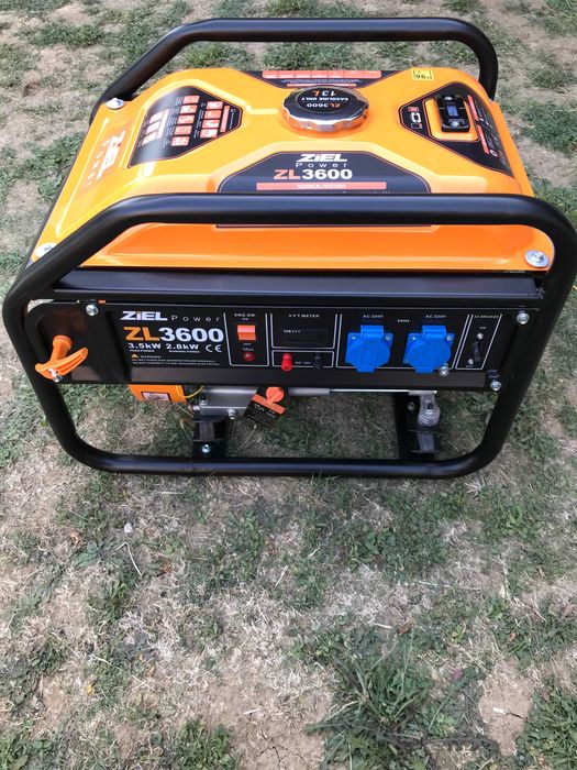 Бензинов Генератор ZIEL Power ZL3600 – 3.5kW / 2.8kW,нов
в гаранция