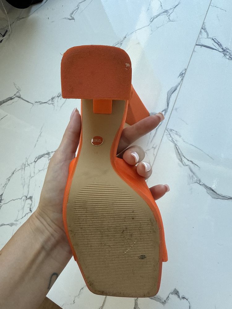 Papuci Zara 38 orange