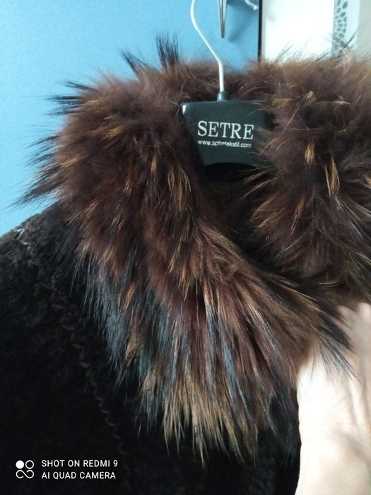 Кожух естествена кожа и косъм Турция