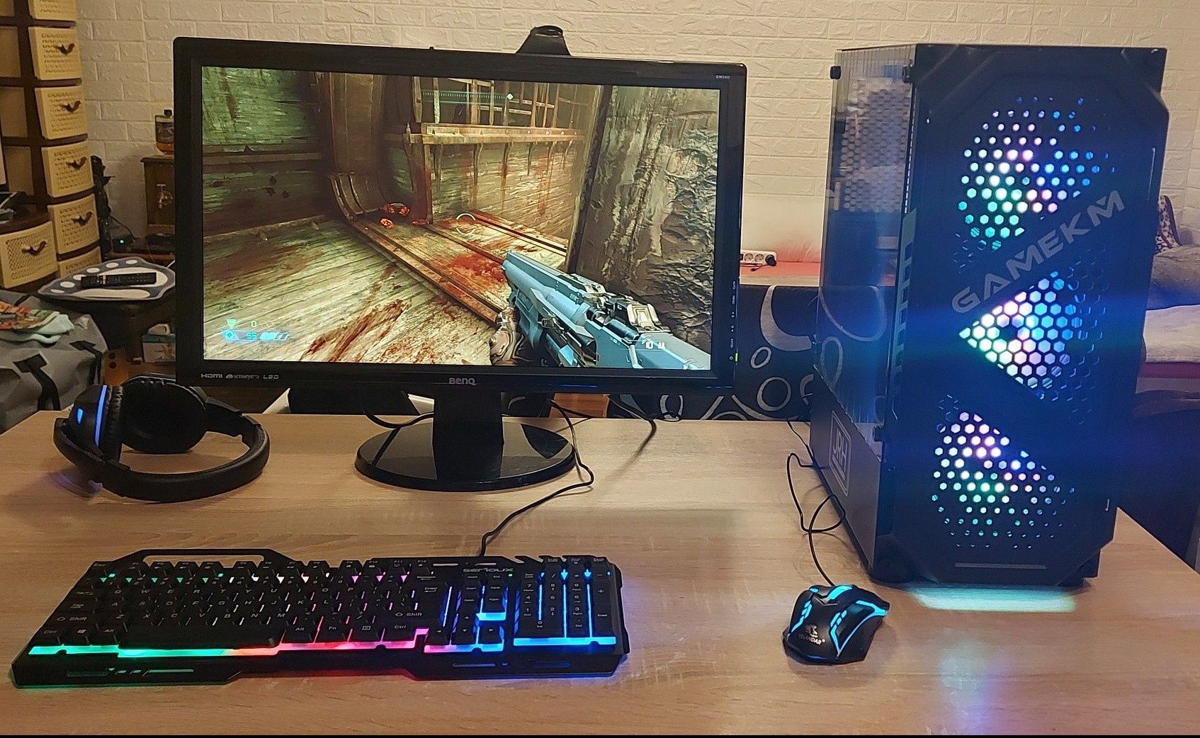 PC Gaming Complet i5-6420P,Video 8GB,16GB RAM,SSD+HDD,43 Jocuri,Win 10
