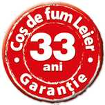 Cos fum profesional ceramic IZOLAT LEIER,transport INCLUS,d20cm7+CADOU