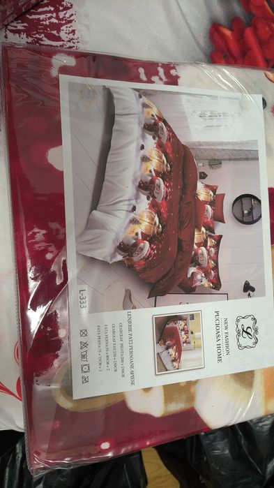 Lenjerie cu tematică de Crăciun