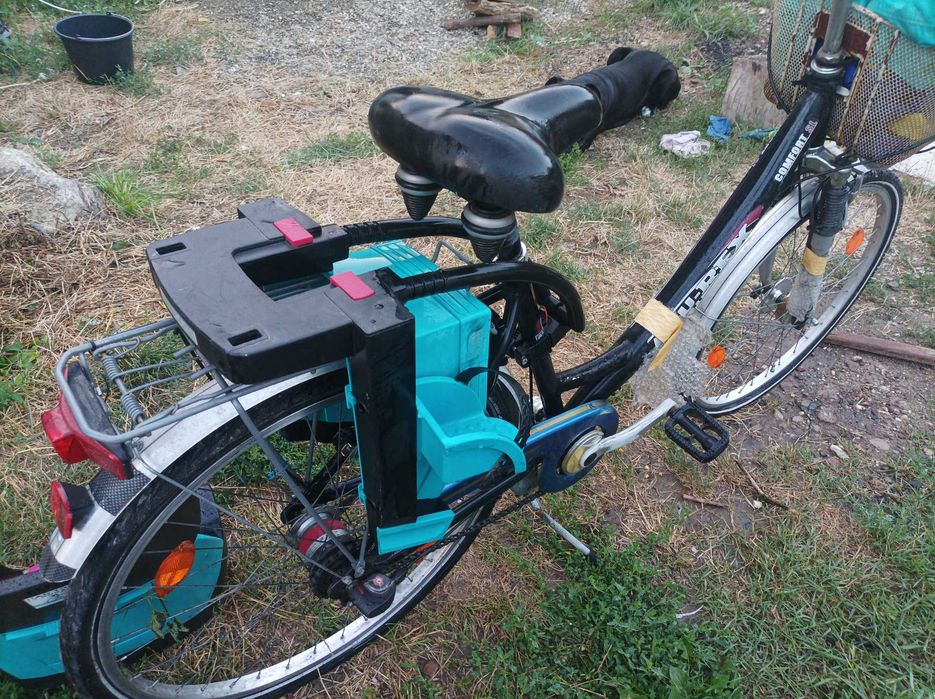 Bicicleta aluminiucu scaun copil originala