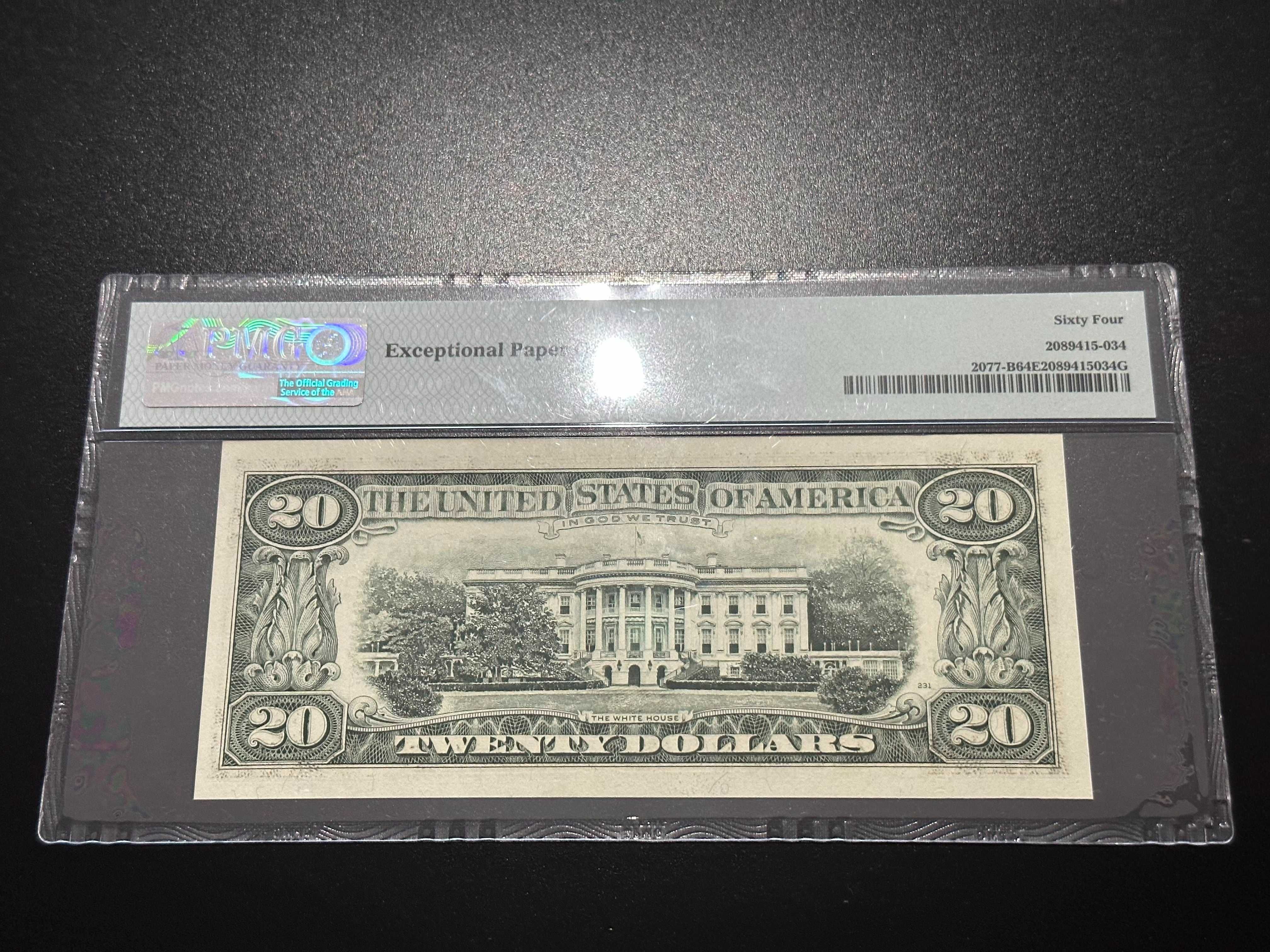 Bancnota de colectie 20 dolari 1990