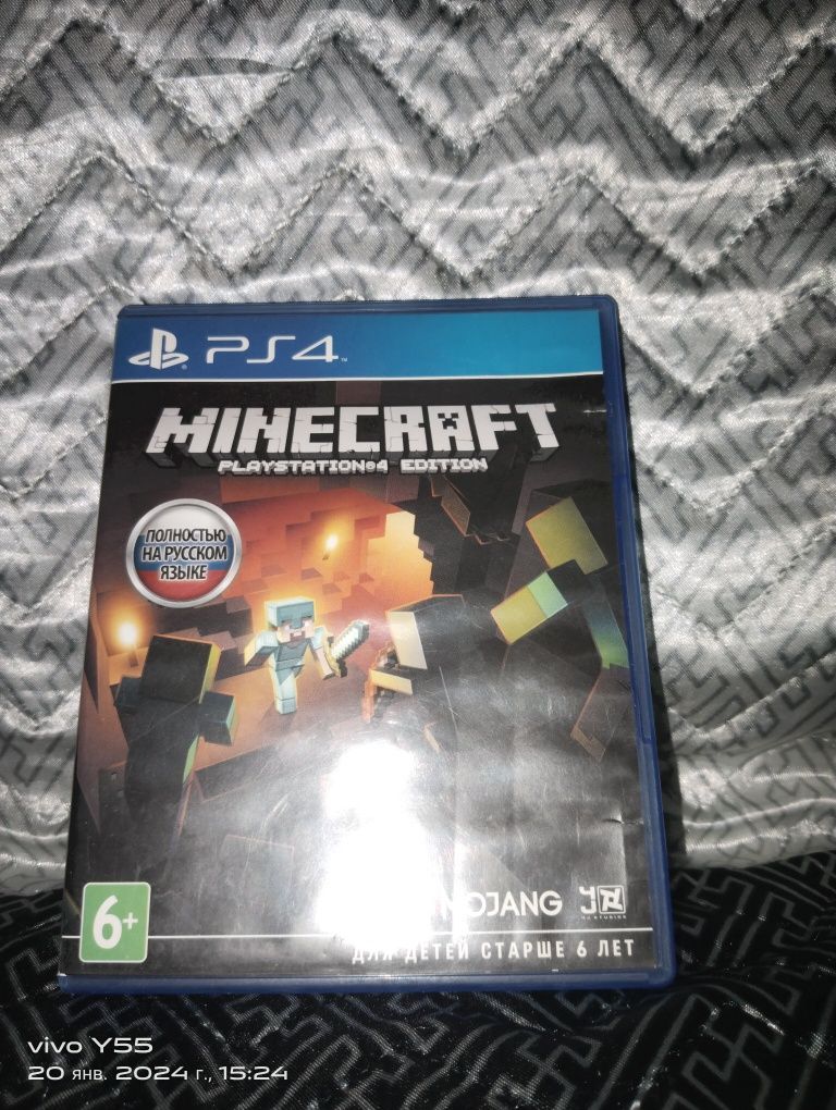 Диск на ps4 maincraft