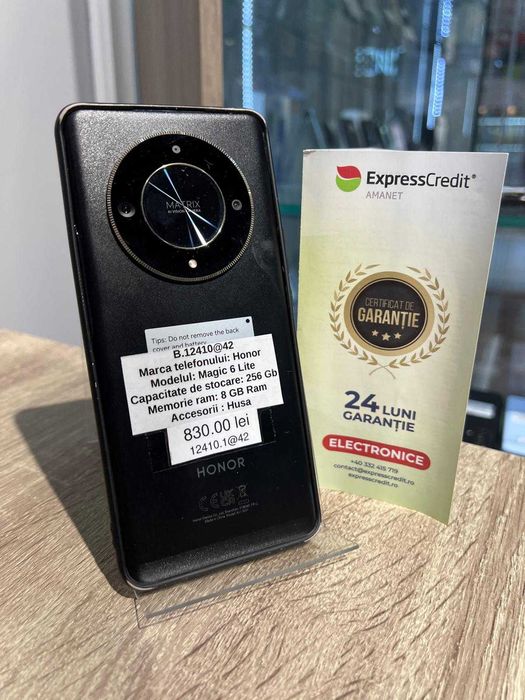(AG42) Telefon Honor Magic 6 Lite B12410 - Garantie 2 ani!