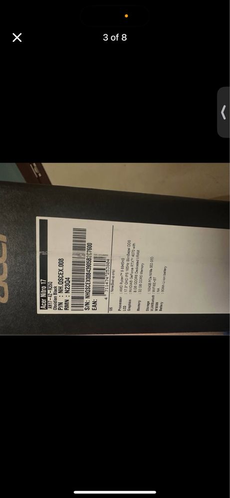 Acer nitro 17 nvidia 4070