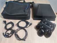 Vând consola PS4 500gb +2 manete+1 joc