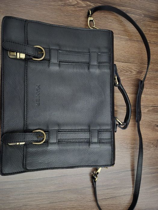 Geanta de umar de tip servieta-piele naturala (unisex)