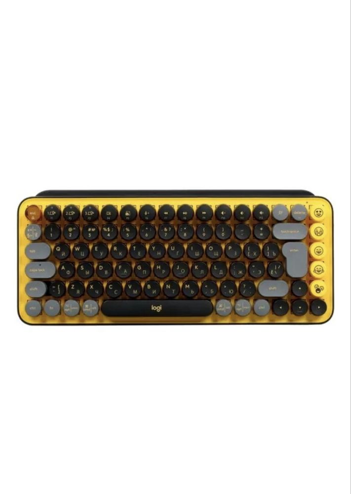 Клавиатура Logitech POP Keys желтый
