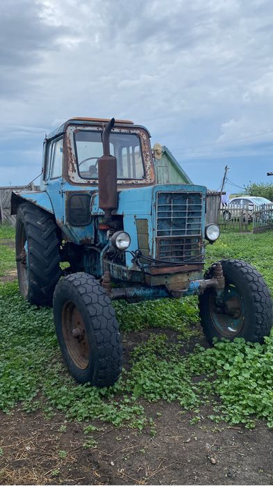 Продам Трактор МТЗ 80 с телегой 6тонка