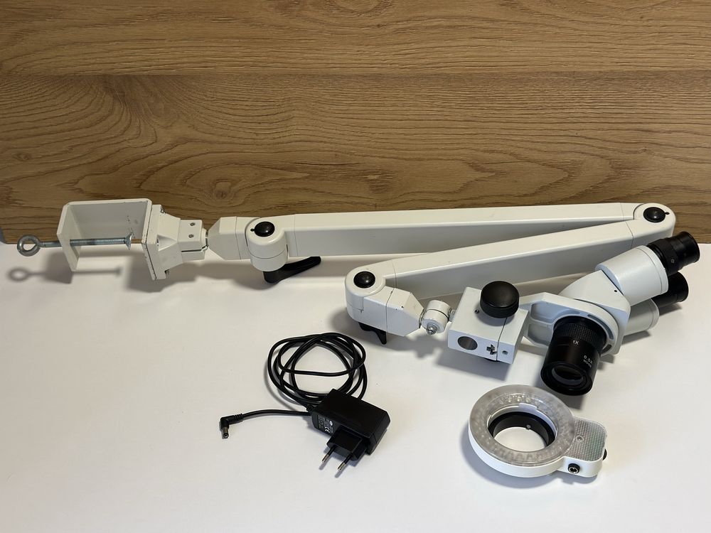 Microscop Stereo ESCHENBACH 33213 Brat Articulat Germania Bijuterie