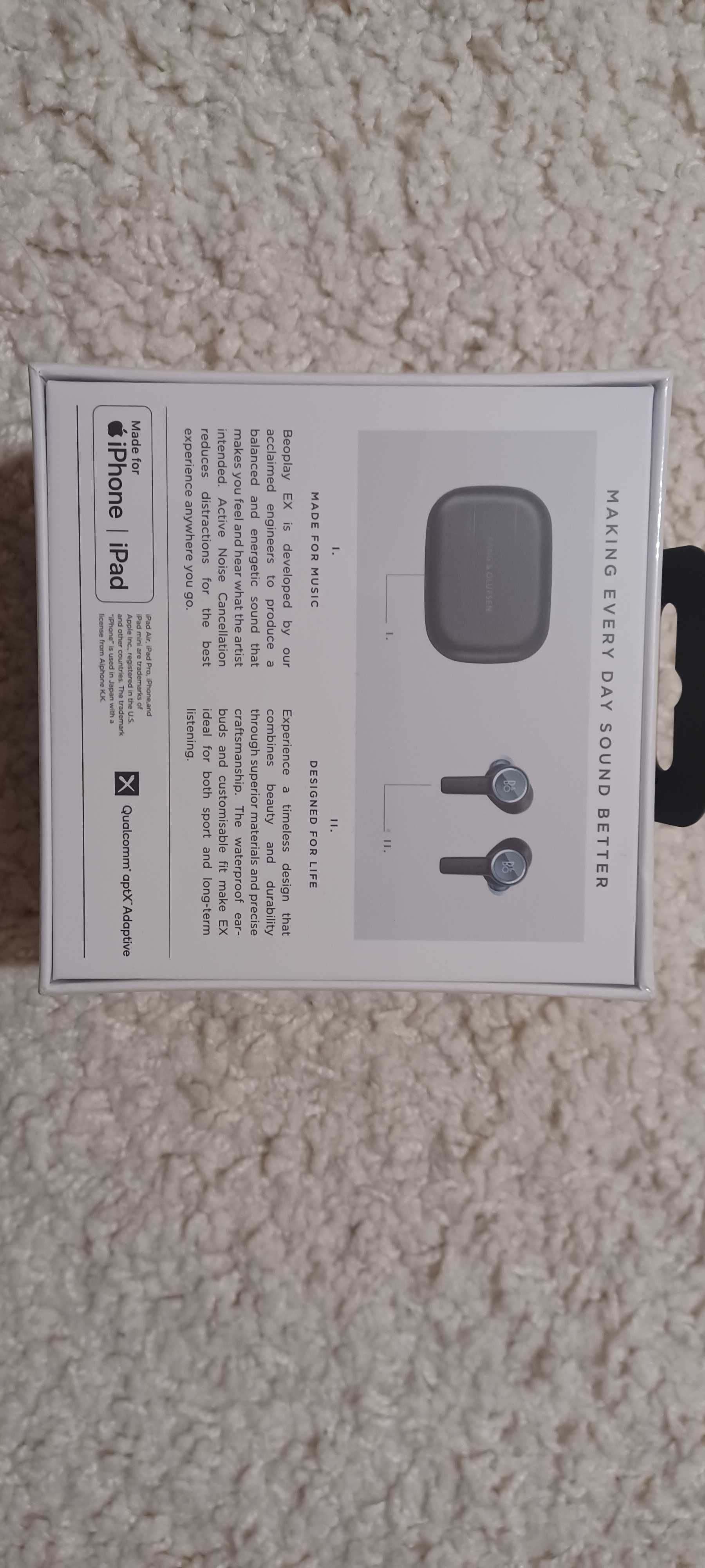 Casti Band & Olufsen Beoplay ex noi, sigilate, rezistente la apa