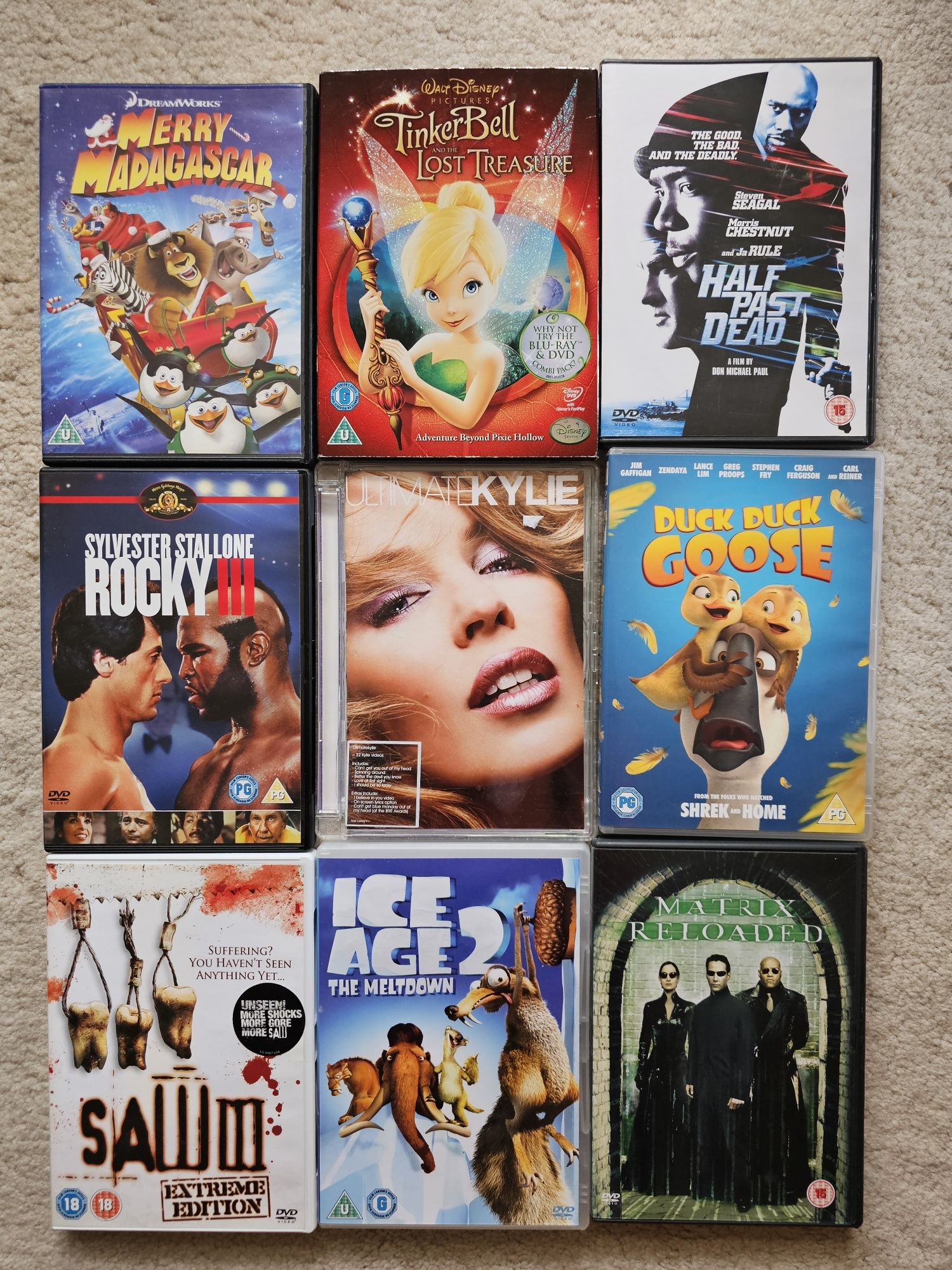 Оригинални DVD на Английски език от лична колекция