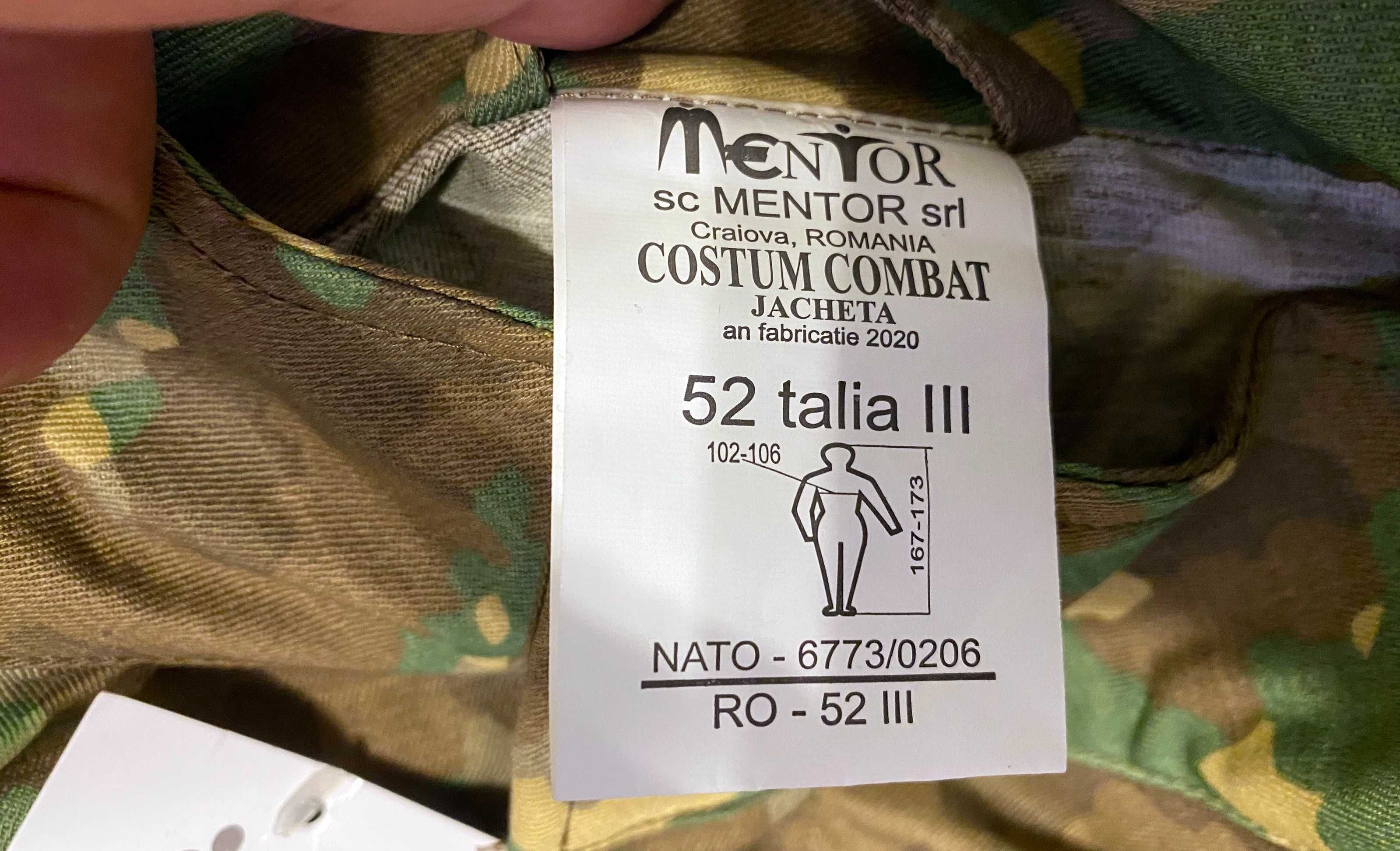 Jacheta veston Costum Combat tactic - nou - marimi 52 cu 2 si 52 cu 3
