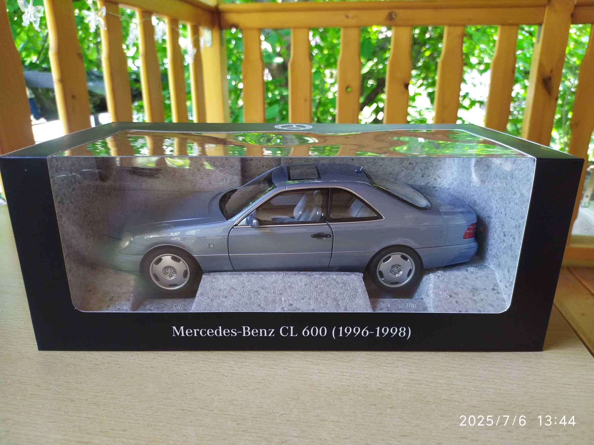 1:18 Метален модел на Mercedes-Benz 600 CL C140 COUPE  - Norev
