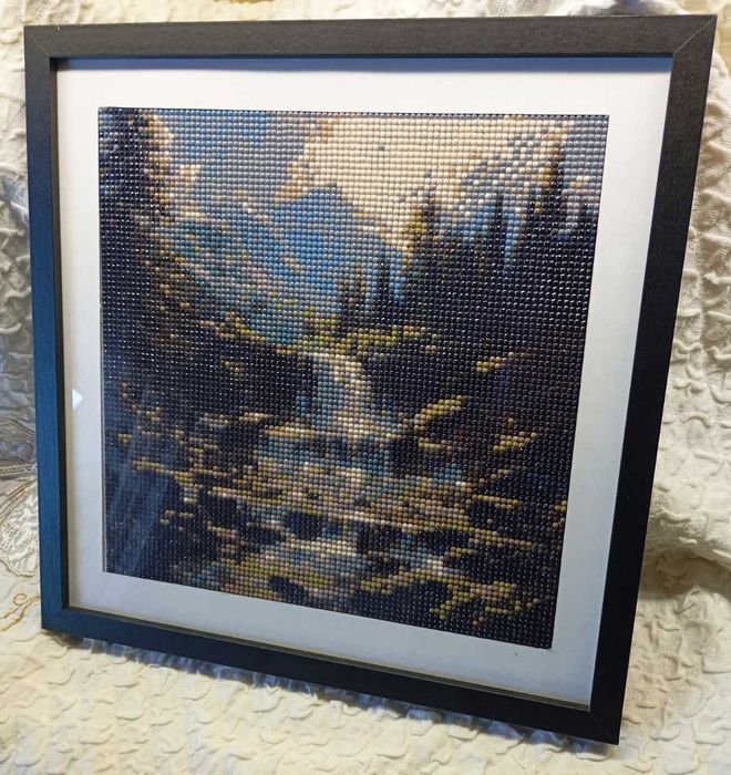 Cascada - Goblen cu diamante