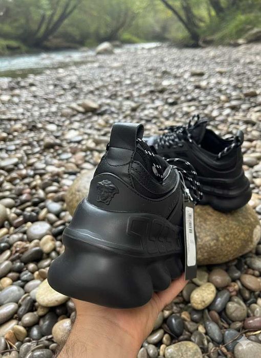 Versace Chain Reaction Black - PREMIUM - Full Box