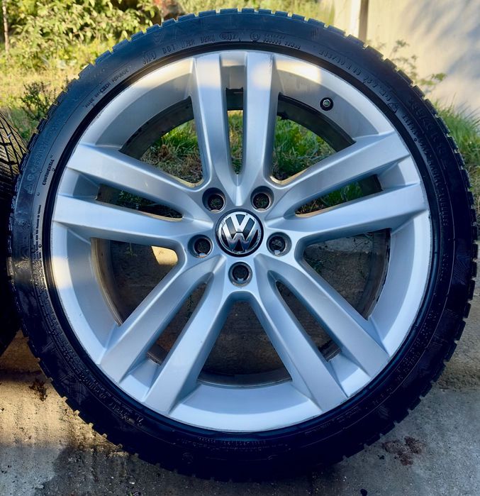 Jante Originale VW Kansas R18 cu Anvelope de Iarna Continental