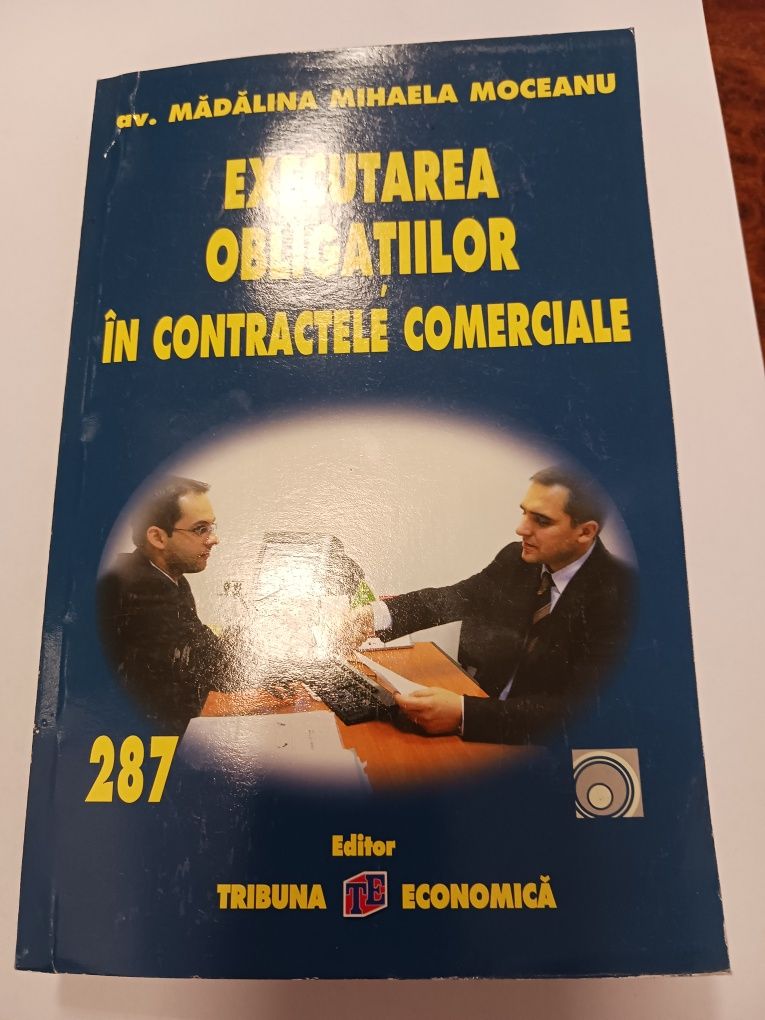 Vând cartea Executarea obligațiilor în contractele comerciale