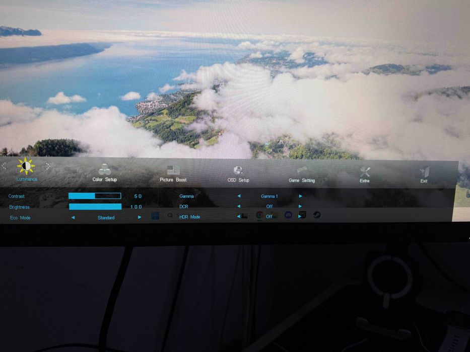 Monitor Gaming LED VA AOC 24.5" FULL HD 240HZ, negru